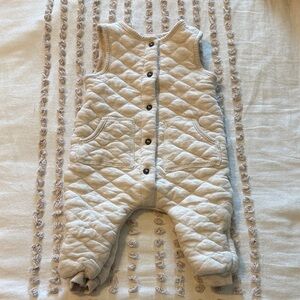 Zara Quilted Cream Kids One Piece